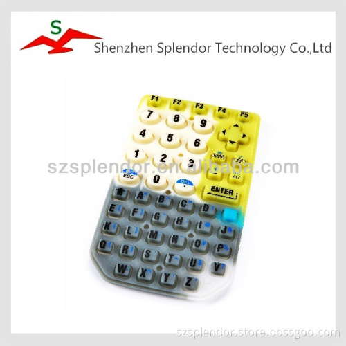 Superior quality Customized Membrane switch with Rubber Keypads